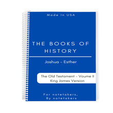 Load image into Gallery viewer, The Old Testament Volume II - The Books of History - Spiral Bound Bible
