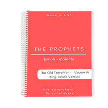 Load image into Gallery viewer, The Old Testament Volume IV - The Prophets - Spiral Bound Bible
